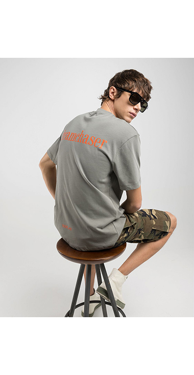 リラックスフィット オープンエンドコットンジャ－ジーTシャツ 詳細画像